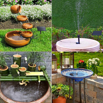 Solar Fountain Pond Pump Kit Solar Powered Water Fountain Pump Garden Water Fountain Pool για κήπο, πίσω αυλή, πισίνα, δεξαμενή ψαριών