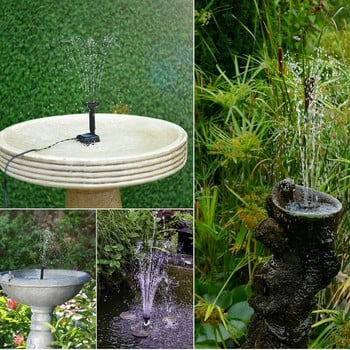 Solar Fountain Pond Pump Kit Solar Powered Water Fountain Pump Garden Water Fountain Pool για κήπο, πίσω αυλή, πισίνα, δεξαμενή ψαριών