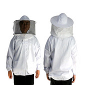 Včelárska bunda, ochranná bavlnená odevná včelárska bunda pre včelársky kostým, proti včelám, včelárske oblečenie