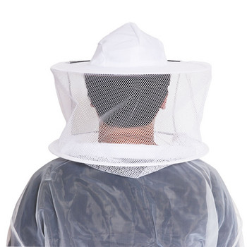 Beekeeper Protective Suit Καπέλο Mesh Veils Smock Beekeeper Beekeeping Anti-Bee Half body Προστατευτικά ρούχα Εξοπλισμός στολής μέλισσας