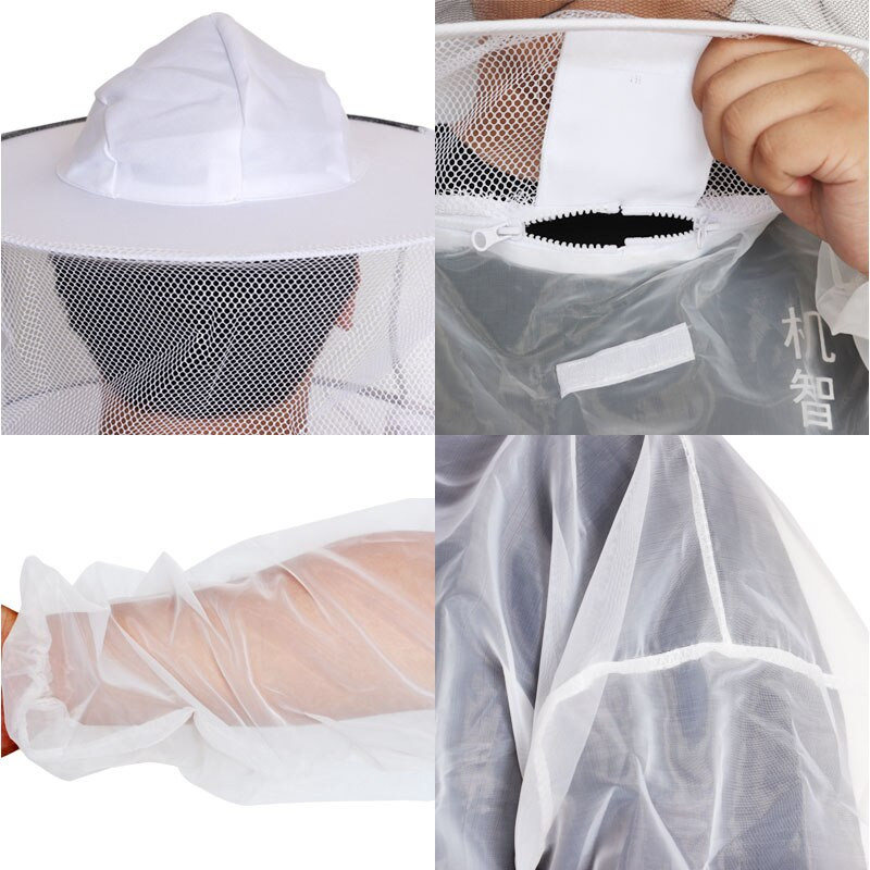 Apsauginis bitininko kostiumas, kepurė tinklelis, šydai, užvalkalas Bitininko bitininkystė nuo bičių pusės kūno apsauginiai drabužiai, kostiumų įranga bitėms