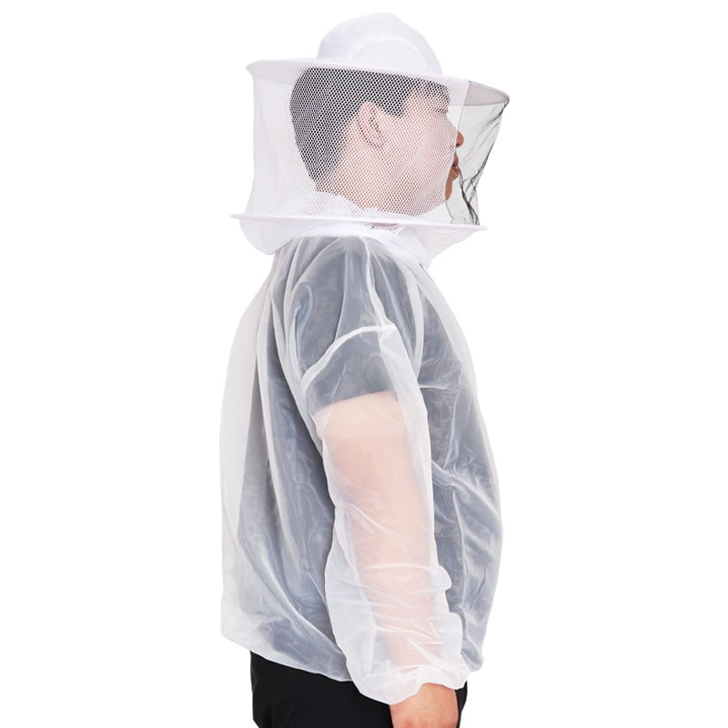 Apsauginis bitininko kostiumas, kepurė tinklelis, šydai, užvalkalas Bitininko bitininkystė nuo bičių pusės kūno apsauginiai drabužiai, kostiumų įranga bitėms