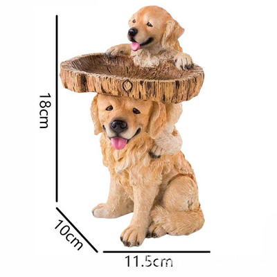 Dervos meškėnas paukščių vonelė Polirezino antikvarinė sodo paukščių vonelė namų sodo kiemo sodo dekoravimui lauko sodo kiemo dekoravimas