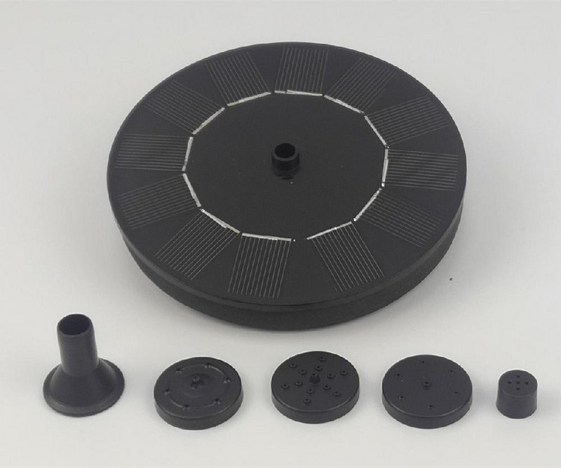 Mini saulės fontanas Apvalus vandens šaltinis Namų vandens fontanai apdaila Sodo tvenkinys baseinas paukščių vonia krioklys