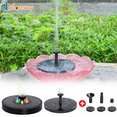 Plaukiojantis saulės fontanas sodas krioklys fontanas baseinas tvenkinys paukščių vonia saulės baterijos maitinamas fontanas vandens siurblys sodo apdaila