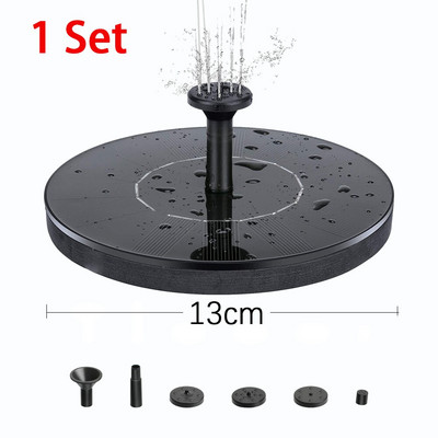 Plaukiojantis saulės fontanas sodas krioklys fontanas baseinas tvenkinys paukščių vonia saulės baterijos maitinamas fontanas vandens siurblys sodo apdaila