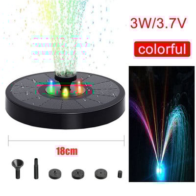 Oauee 16/13 cm saulės fontanas plaukiojantis dekoras baseino tvenkinio krioklio fontanas saulės kolektorių maitinamas vandens siurblys sodo terasos apdaila
