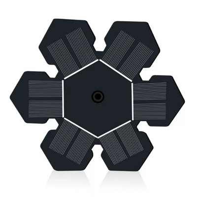 PALONE Solárna fontána Polygon Pool Garden Tečúca fontána Plávajúca vonkajšia vaňa pre vtáky Nádvorie Kreatívna dekorácia