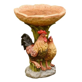 Διακόσμηση κήπου Εξωτερική Ρητίνη Birdbath Polyresin Antique Garden Bird Bath For Home Garden Gard Decor αυλή Πουλιά Σιντριβάνι νερού