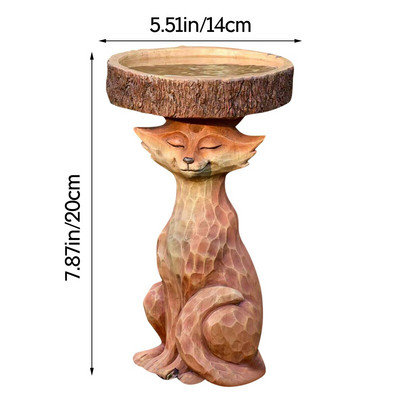 Sodo dekoravimas Lauko dervos paukščių vonia Polirezino antikvarinė sodo paukščių vonia namų sodui kiemo dekoravimas paukščių vandens fontanas