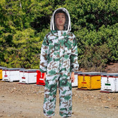 Ochranný odev pre včelárov, dvojitý zips, bunda, ochranné obleky pre včely, včelí plášť