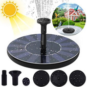 Plaukiojantis saulės fontanas sodas krioklys fontanas baseinas tvenkinys paukščių vonia saulės kolektorių maitinamas fontanas vandens siurblys sodo apdaila