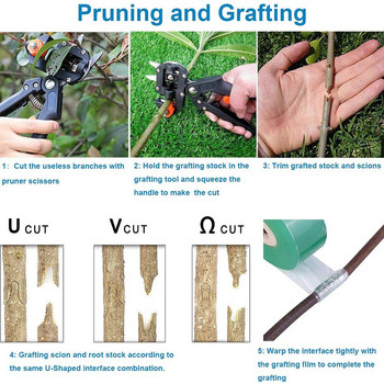 Grafting Pruner Garden Grafting Tool Professional Branch Cutter Secateur Ψαλίδια κλαδεμάτων Κουτιά Ψαλίδι εμβολιασμού οπωροφόρων δέντρων