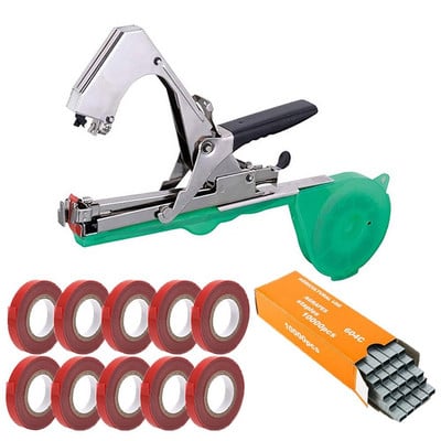 Градина за растения Tapetools Binder Nail Tapener Flower Vegetable Bind Branch Machine Grape Vine Stapler Устройство за връзване Машина за връзване