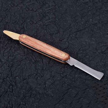Инструменти за присаждане Сгъваем нож за присаждане Професионален градински нож за присаждане Нож за присаждане с дървена дръжка от неръждаема стомана