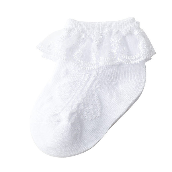 Vaikiškos kojinės su nėriniais