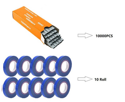 Augalų sodas Tapetools Segtuvai Nagų segtuvai Gėlių Daržovių Surišimo Šakų Mašina Vynuogių vynmedžių segiklis Rišimo įtaisas Pririštas rotangas