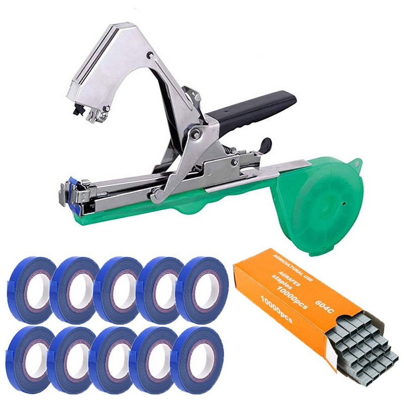 Augalų sodas Tapetools Segtuvai Nagų segtuvai Gėlių Daržovių Surišimo Šakų Mašina Vynuogių vynmedžių segiklis Rišimo įtaisas Pririštas rotangas