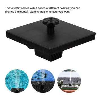 Solar Power Αντλία Σιντριβανιού Solar Fontein Bird Fountain Water Floating Fountain Pond Garden Decor Patio Decor γρασίδι