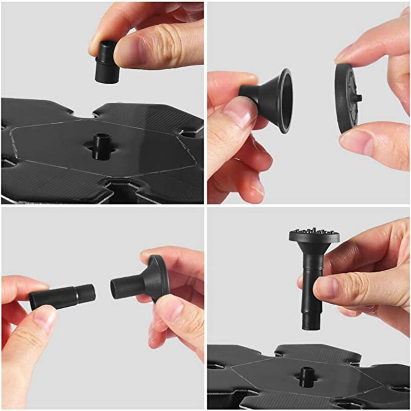 Saulės fontano siurblys Saulės energija maitinamas paukščių vonios fontano siurblys saulės kolektorių rinkinys vandens siurblys lauko laistymo panardinamas siurblys