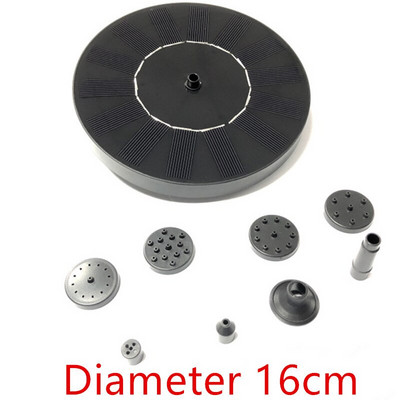 Plávajúca solárna fontána do záhrady, solárne čerpadlo, jazierko, ponorný zavlažovací bazén, automatické solárne fontány, vodopády.