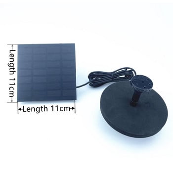 Solar Power Floating Fountain Water Pump Brushless Motor Solar Fountain for Garden Pool Garden Garden Decorative Fountains