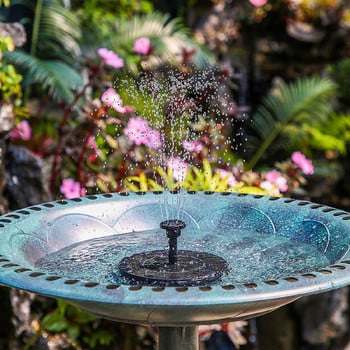 Νέα Solar Power Αντλία Συντριβανιού Solar Fontein Bird Fountain Water Floating Fountain Pond Garden Decor Patio Lawn Decoration