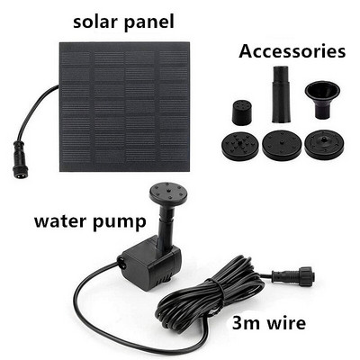 Solarna fontana Pumpa za vodu Solarni vrt Jezerce Fontana Vodopad Vanjska kupka za ptice Vodena krajolika Fontana Dekoracija vrta