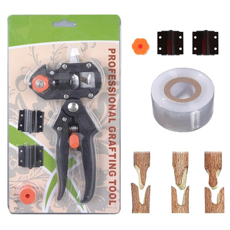 3 modelio skiepijimo genėjimo mašinėlė Sodo įrankių šakų pjovimo pjovimo pjovimo įtaisai Genėjimo augalų žirklės Dėžės Vaismedžių žirklinis smulkintuvas Vakcinacinis pjovimas