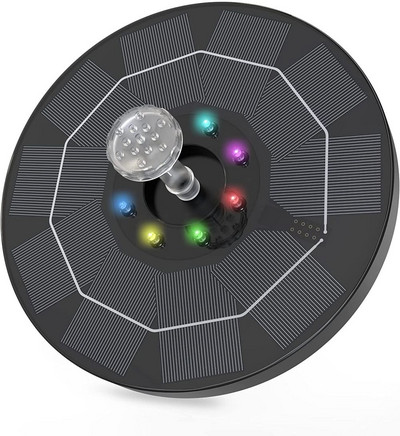 Plaukiojantis saulės fontanas sodas krioklys fontanas baseinas tvenkinys paukščių vonia saulės baterijos maitinamas fontanas vandens siurblys sodo dekoravimas