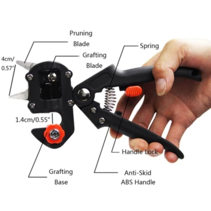Profesionálny nástroj na štepenie záhradných nôžok, poľnohospodárske nožnice na orezávanie ovocných stromov, nožnice na rezanie rastlín s páskou, záhradné nožnice na štepenie