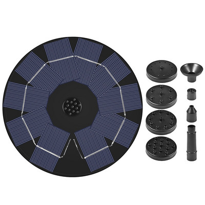 Lauko saulės fontano siurblys sodo fontanui Plaukiojantis saulės vandens fontanas Vidinis saulės kolektorių maitinamas fontano vandens siurblys