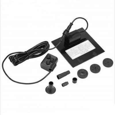 Saulės energija varomas paukščių vonios sodo tvenkinio fontanas Panardinamasis bešepetis vandens siurblys žuvų bako priedai