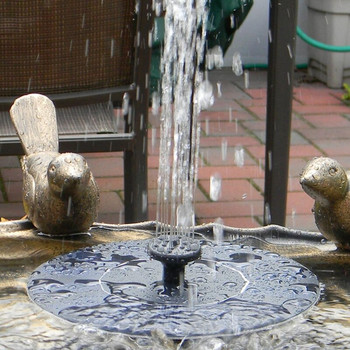 Слънчев фонтан Водни вендузи за дома Двор Градина Басейн Езерце Птици Бани Водна помпа Декор на слънчев фонтан