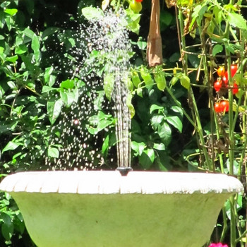 Слънчев фонтан Водни вендузи за дома Двор Градина Басейн Езерце Птици Бани Водна помпа Декор на слънчев фонтан