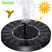 13/16CM solárna vodná fontána plávajúca vodopádová fontána s čerpadlom bazén záhradná dekorácia vtáčia kúpeľ solárna fontána 120L/H