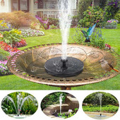 Kis napelemes szökőkút Medence Tó Vízesés Szökőkút Kerti dekoráció Kültéri Madárfürdő Napenergiával működő szökőkút Lebegő víz