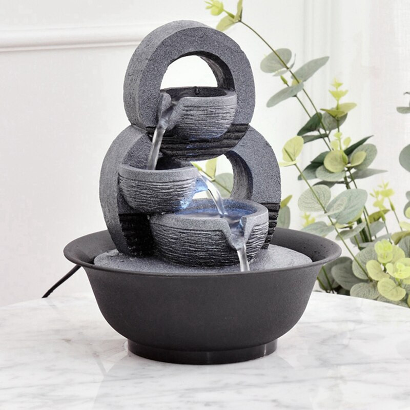 Dervos dekoratyviniai fontanai vidaus vandens fontanai Creative Craft darbastalio namų dekoras Namų figūrėlės fontanas