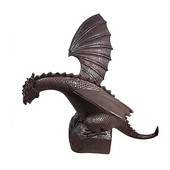 Výmena hlavice postrekovača fontány s modelovaním draka