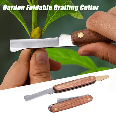 Grafting Pruning Garden Foldable Grafting Cutter Pruning Seedling Tree Scissor Cutting Tool Pruning Tools Garden Hand Tool Hot