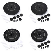 Mini saulės vandens fontanas baseinas krioklys fontanas sodo dekoras lauko paukščių vonia saulės energija varomas plūduriuojantis vandens kiemas