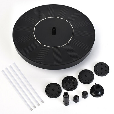 Mini saulės vandens fontanas baseinas krioklys fontanas sodo dekoras lauko paukščių vonia saulės energija varomas plūduriuojantis vandens kiemas