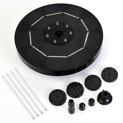 Mini saulės vandens fontanas baseinas krioklys fontanas sodo dekoras lauko paukščių vonia saulės energija varomas plūduriuojantis vandens kiemas