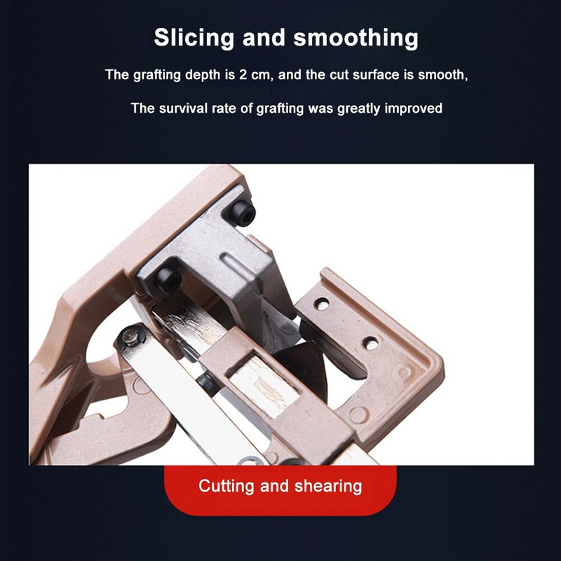 Kerti oltógép Kerti fa metszőolló Ollós oltóvágó szerszám Zöldségoltó faoltó szerszám