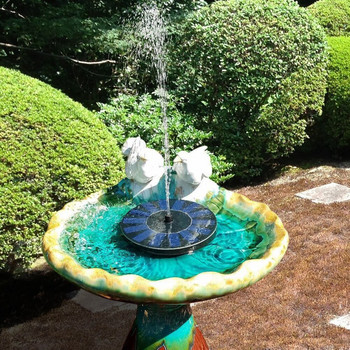Powered Fountain Garden Waterfall Fountain Pump Διακόσμηση Κήπου Floating Pond Patio Bird Bath Solar Fountain