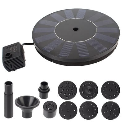 Záhradná fontána s elektrickým pohonom, vodopád, fontánové čerpadlo, záhradná dekorácia, plávajúce jazierko, terasa, vtáčia kúpeľňa, solárna fontána