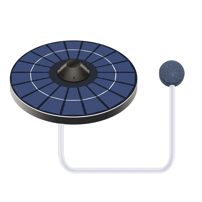 Pompă de aer solară plutitoare Cascada de grădină Fântână Piscina Iaz Baie de păsări Panou solar Fântână alimentată Pompă de aerisire solară