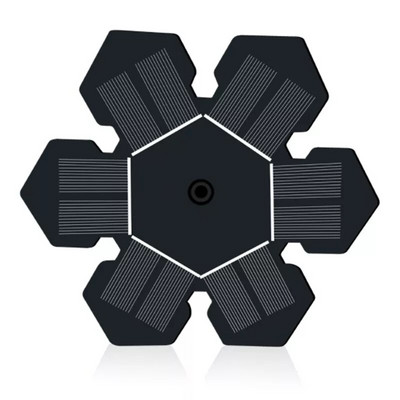 AISITIN saulės fontanas daugiakampis baseinas sodas, tekantis vandens fontanas, plaukiojantis lauko paukščių vonia, kiemo kūrybingas dekoravimas