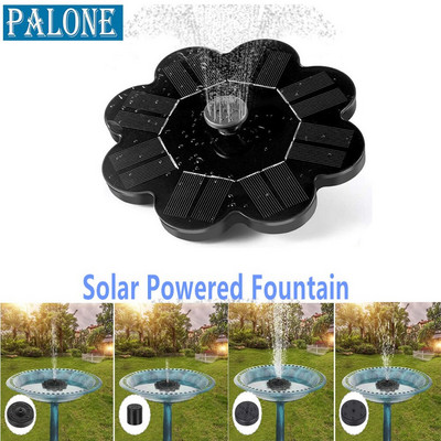 PALONE päikeseenergial töötav purskkaevupump linnuvanni jaoks, täiendatud eraldiseisev päikesepaneeliga veepump aia tagaaia tiigi basseini jaoks
