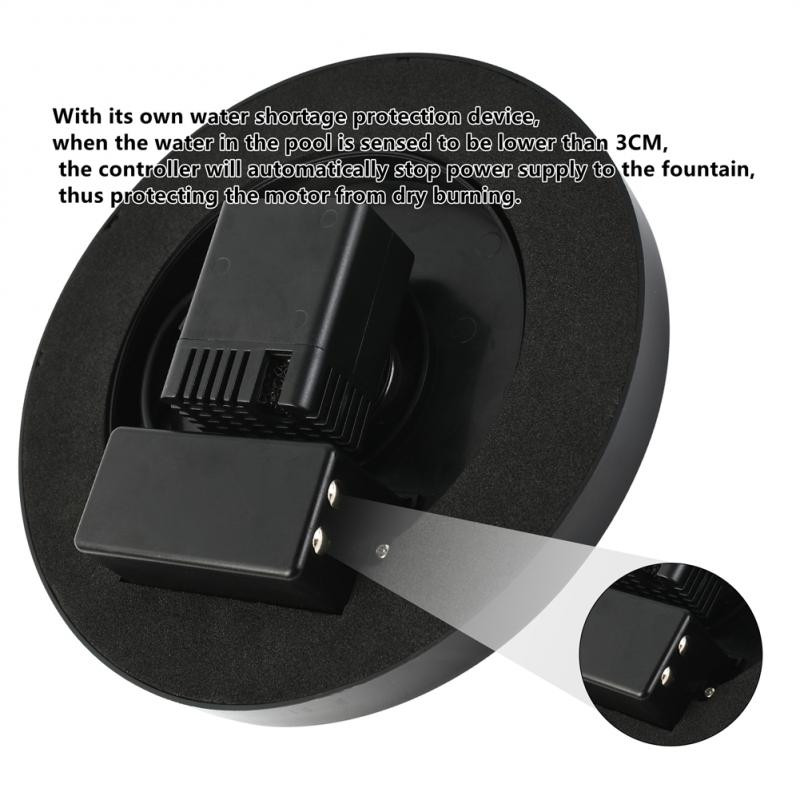 Spalvoti LED saulės vandens fontanai 6 purkštukai su saulės energija varomas fontanas siurblys Sodo paukščių maudymosi tvenkinys baseinas žuvų rezervuaras lauko priedai